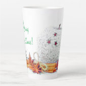 クリスマススターズラテマグ カフェラテマグ (正面)