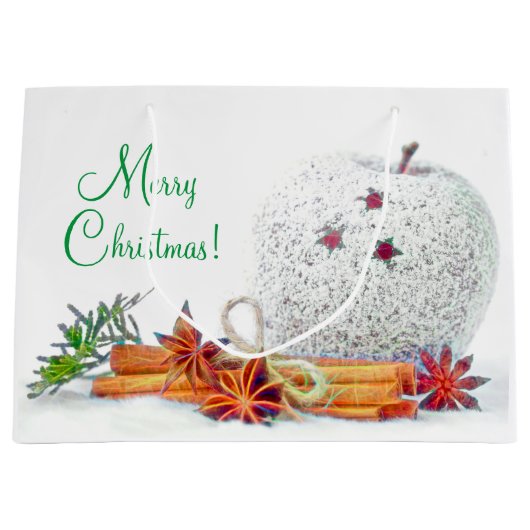 クリスマススターズラージ抱き枕 ラージペーパーバッグ (正面)