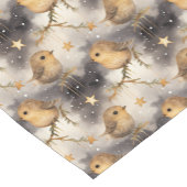 クリスマススターズ&ロビンズテーブルランナーの夜 ショートテーブルランナー (コーナー)