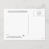 クリスマススターソングハガキ シーズンポストカード (裏面)