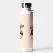 クリスマススタートの喜びトラック&X – マスツリー ウォーターボトル (左面)