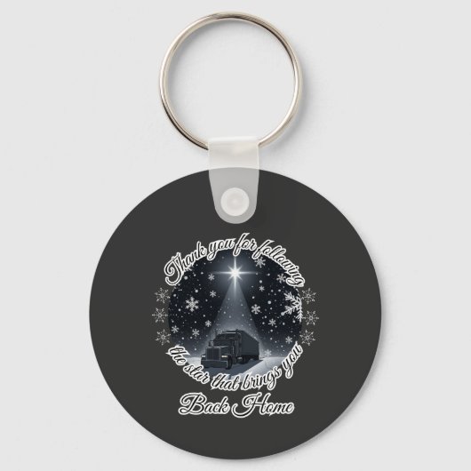 クリスマススタートラックジャーニーライトホームカミング キーホルダー (正面)