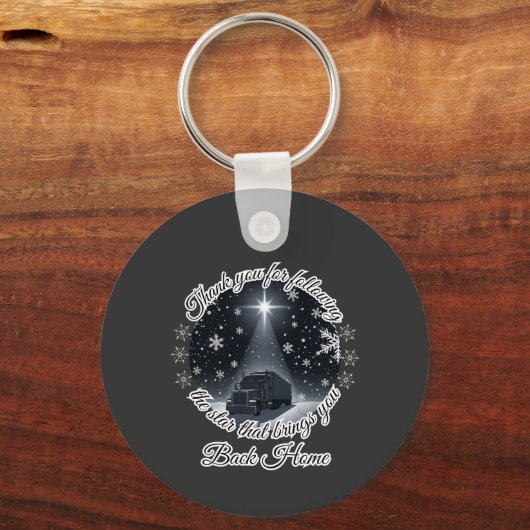 クリスマススタートラックジャーニーライトホームカミング キーホルダー (正面)