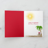 クリスマススターフィッシュオンビーチ カード (内部)