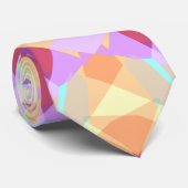 クリスマススターフェスティバルパープルゴールデンイエロー ネクタイ (ロール)