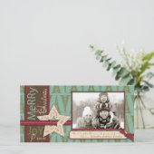 クリスマススターフォトカード シーズンカード (スタンド正面)