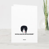 クリスマススターフォトグリーティングカード シーズンカード (裏面)