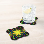 クリスマススターフラクタルデザイン-29440 ペーパーコースター (インサイチュ)