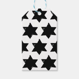 クリスマススターポテトプリント ギフトタグ