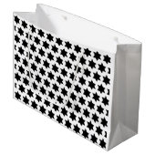 クリスマススターポテトプリント ラージペーパーバッグ (正面アングル)