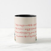 「クリスマススターライト」 – アフリカ系アメリカ人グリーティング マグカップ (中央)