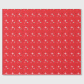 クリスマススターラッピング紙 ラッピングペーパー (フラット)