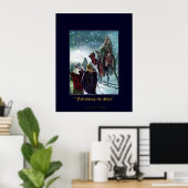 クリスマススター伝統的ヴィンテージポスター ポスター (ホームオフィス)