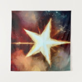 クリスマススター1 タペストリー (正面(横))