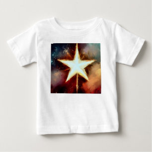 クリスマススター1 ベビーTシャツ