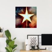 クリスマススター1 ポスター (ホームオフィス)