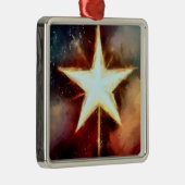 クリスマススター1 メタルオーナメント (右)