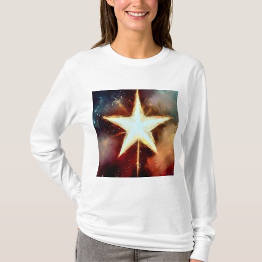 クリスマススター1 Tシャツ (正面)
