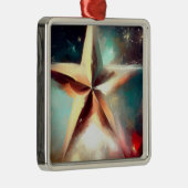 クリスマススター2 メタルオーナメント (右)