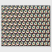 クリスマススター2 ラッピングペーパー (フラット)