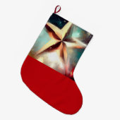 クリスマススター2 ラージクリスマスストッキング (正面 (吊り時))