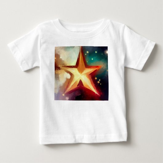 クリスマススター3 ベビーTシャツ (正面)