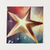 クリスマススター4 タペストリー (正面(横))