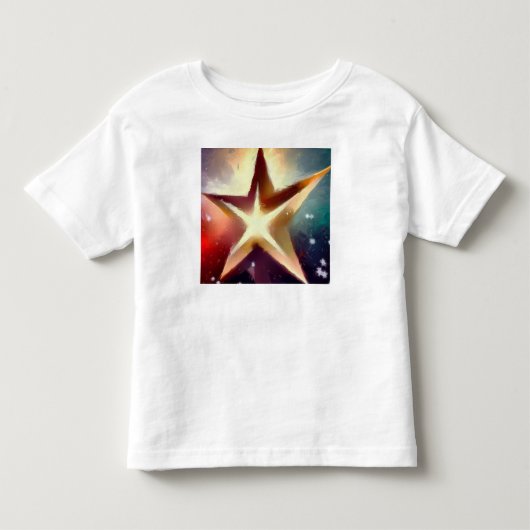 クリスマススター4 トドラーTシャツ (正面)