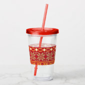 クリスマススター アクリルタンブラー (裏面)