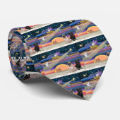 クリスマススター – カップ（2、子鹿+黒） ネクタイ (ロール)