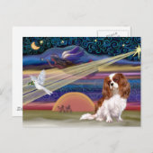 クリスマススター-カヴァリエ（ブレンハイム） シーズンポストカード (正面/裏面)