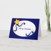 クリスマススター – カード (正面)