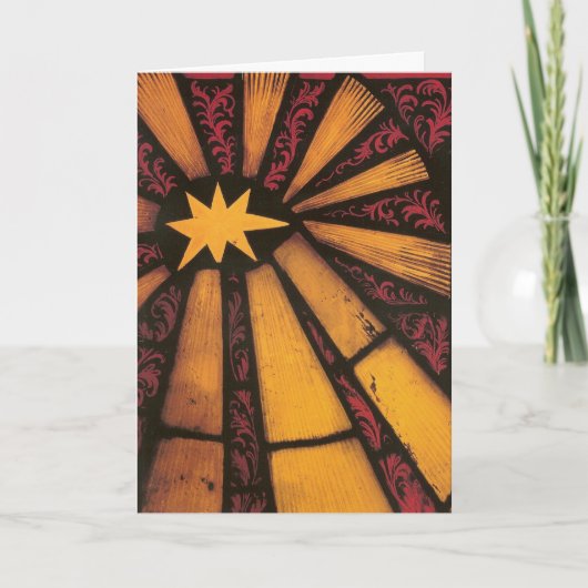 クリスマススター – カード (正面)