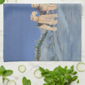 クリスマススター キッチンタオル (折り畳み)