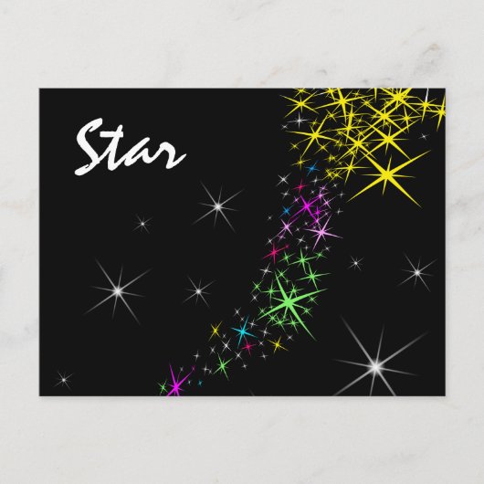 クリスマススター シーズンポストカード (正面)