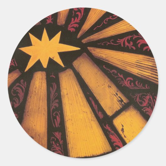 クリスマススター – ステッカー (正面)