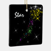 クリスマススター セラミックオーナメント (右)