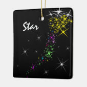 クリスマススター セラミックオーナメント (左)
