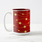 クリスマススター ツートーンマグカップ (左)