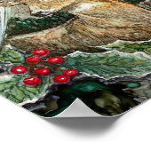 「クリスマススター」プリント ポスター (角)