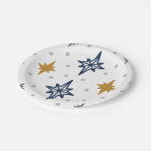 クリスマススター ペーパープレート (アングル)