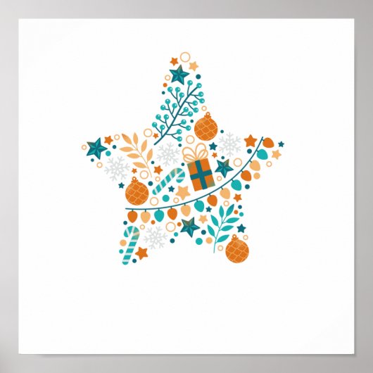 クリスマススター ポスター (正面)