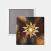 クリスマススター マグネット (正面/裏面)