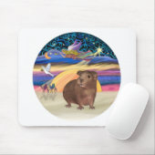 クリスマススター – モルモット3 マウスパッド (マウス)