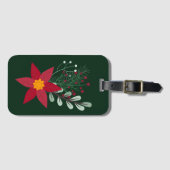 クリスマススター ラゲッジタグ (正面横)