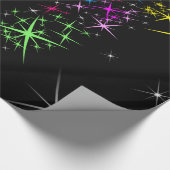 クリスマススター ラッピングペーパー (角)