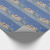 クリスマススター ラッピングペーパー (角)