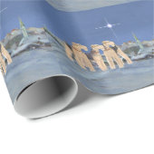 クリスマススター ラッピングペーパー (ロールコーナー)