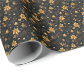 クリスマススター ラッピングペーパー (ロールコーナー)