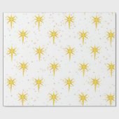 クリスマススター ラッピングペーパー (フラット)